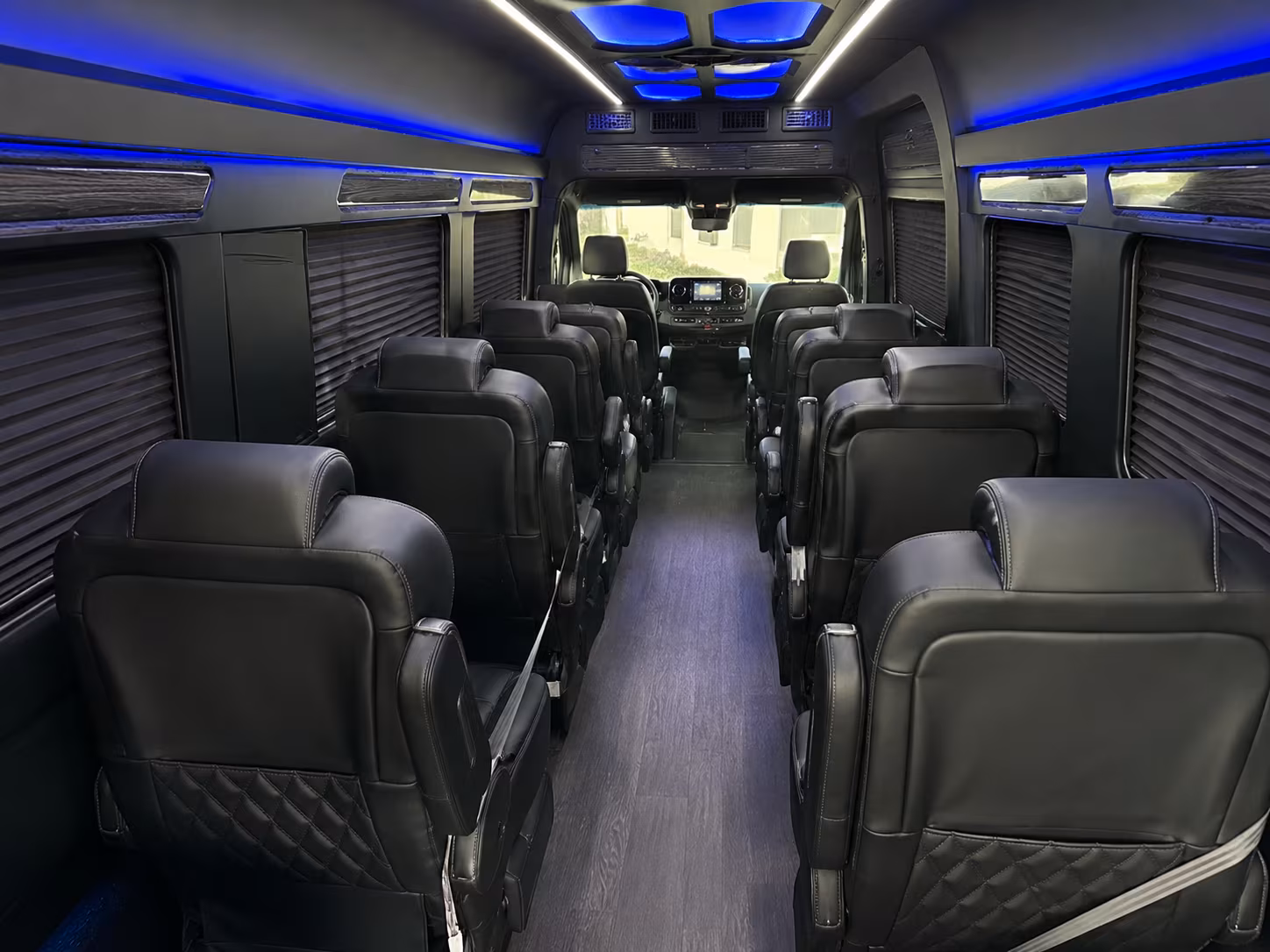 Fullerton Airport Shuttle & Transportation party bus exterior