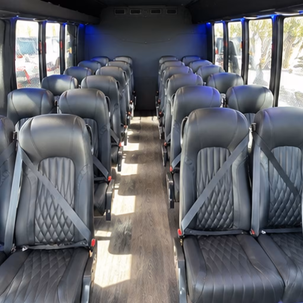 Fullerton Airport Shuttle & Transportation onboard seating