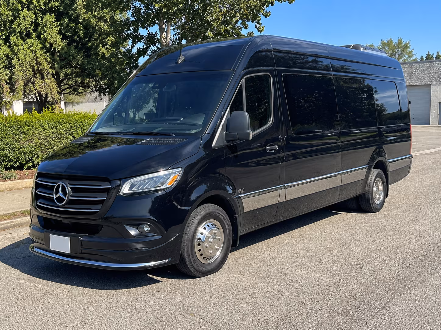 Fullerton Corporate Transportation party bus exterior