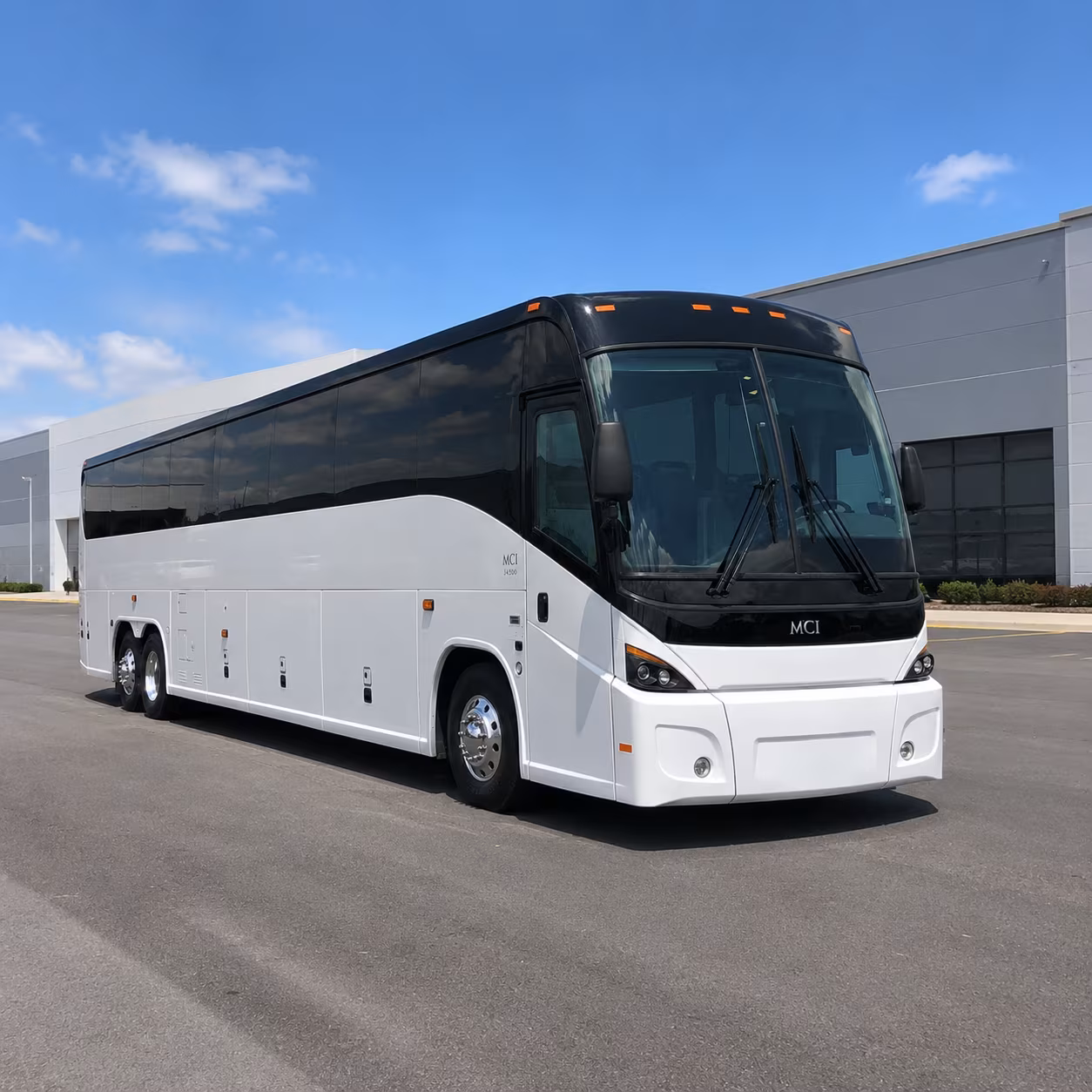Fullerton Corporate Transportation party bus exterior