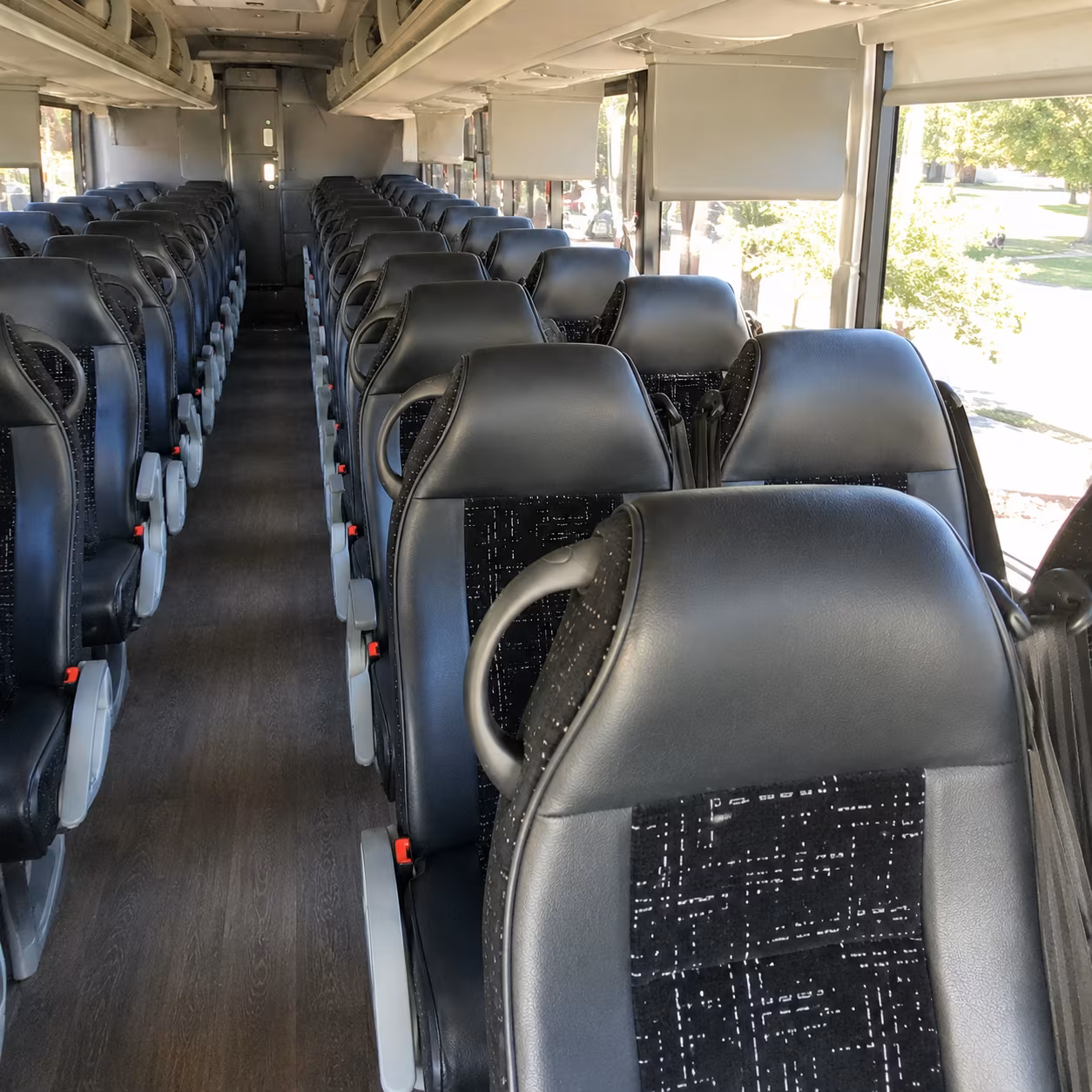 Fullerton Corporate Transportation party bus interior