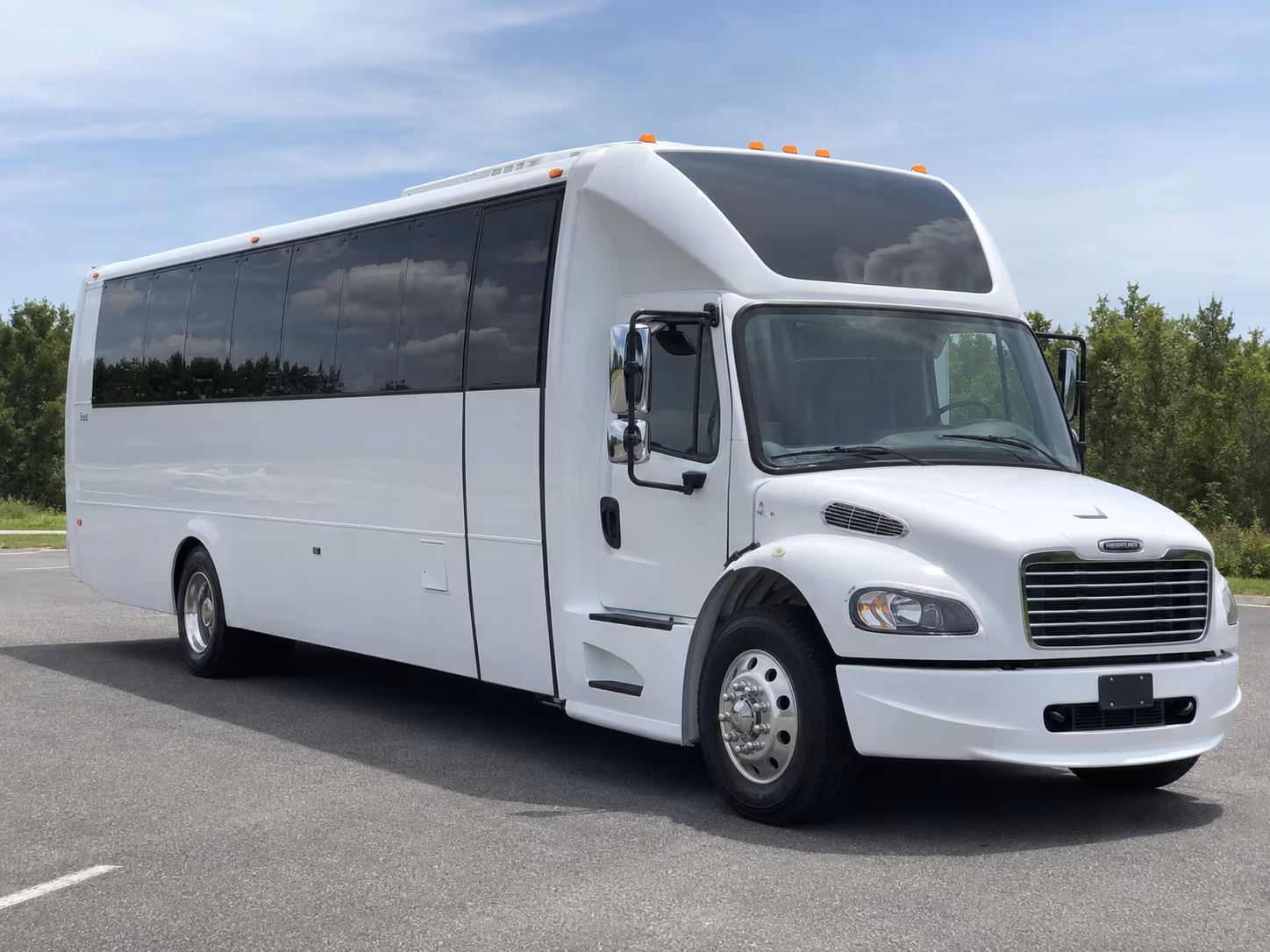 Fullerton Prom & Homecoming Transportation party bus exterior