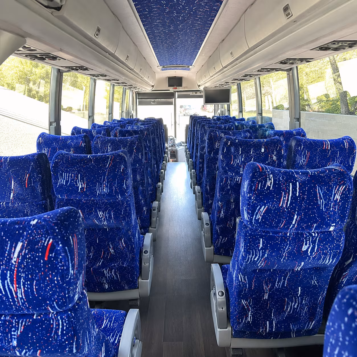 Fullerton School Event Transportation party bus exterior