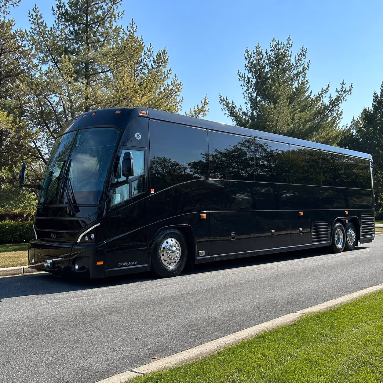 Fullerton School Event Transportation party bus exterior