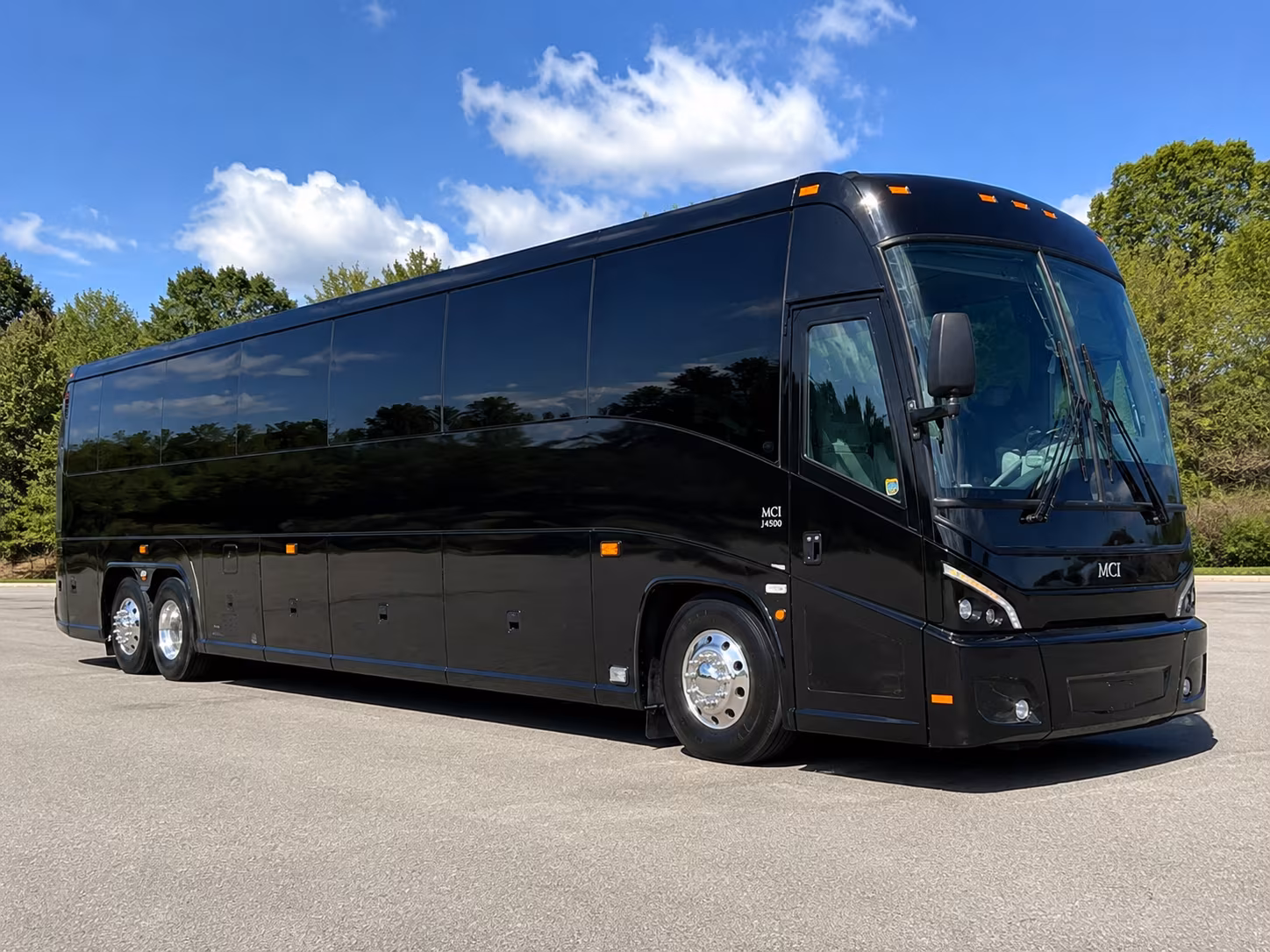 Fullerton School Event Transportation party bus exterior