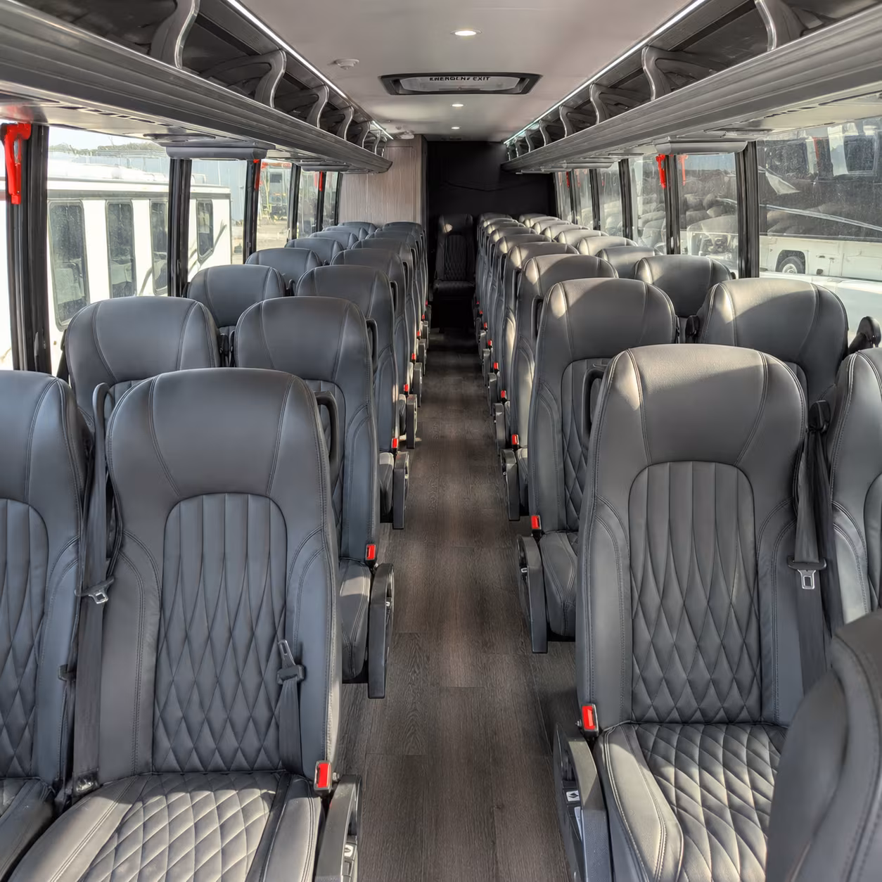 Fullerton School Event Transportation party bus exterior