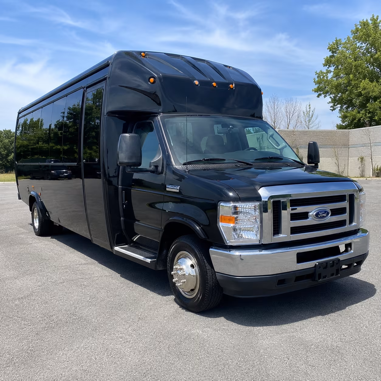 Fullerton Sporting Event Transportation party bus exterior