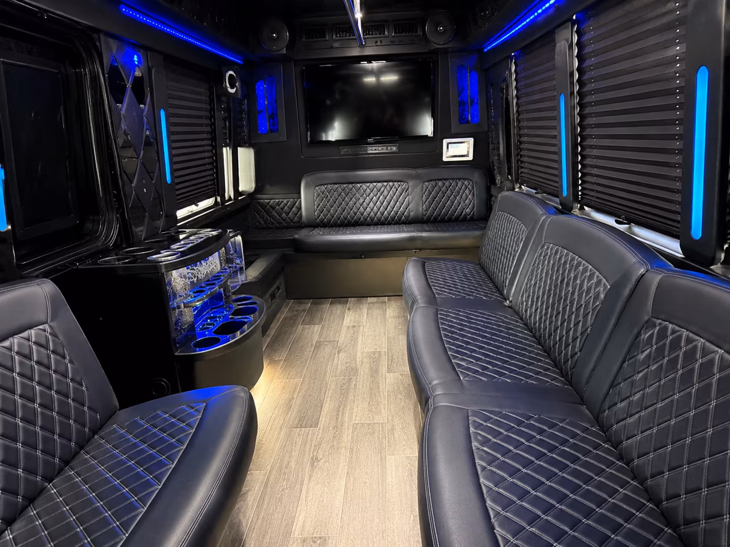 Fullerton Wedding Transportation onboard seating