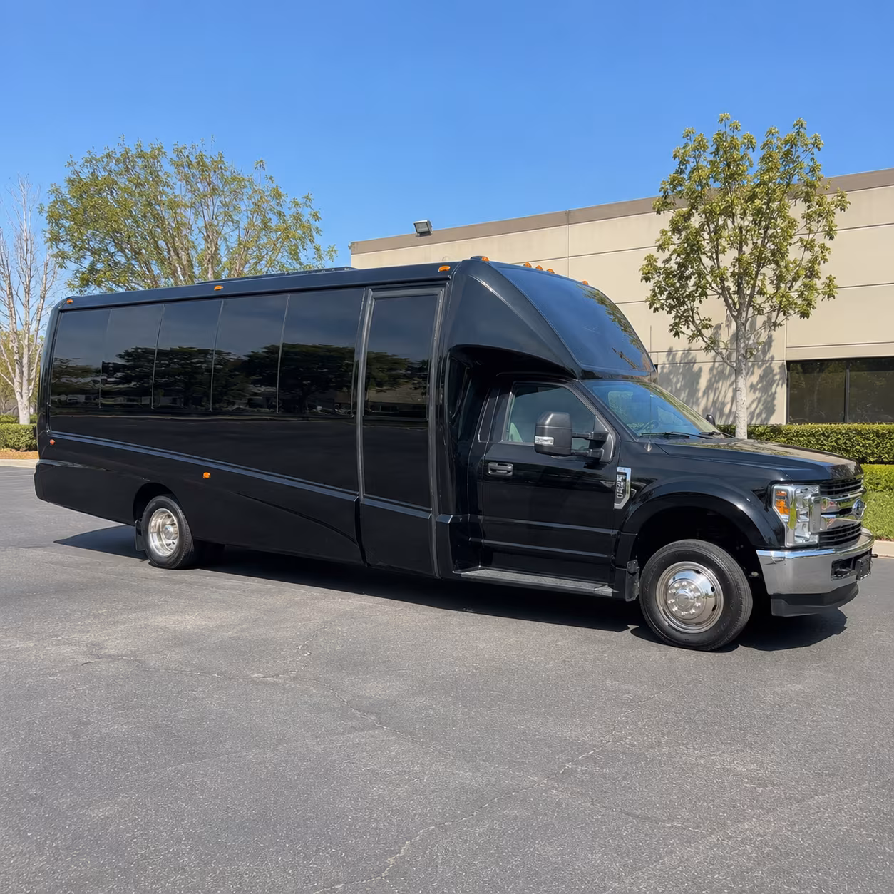 Fullerton Wedding Transportation party bus interior