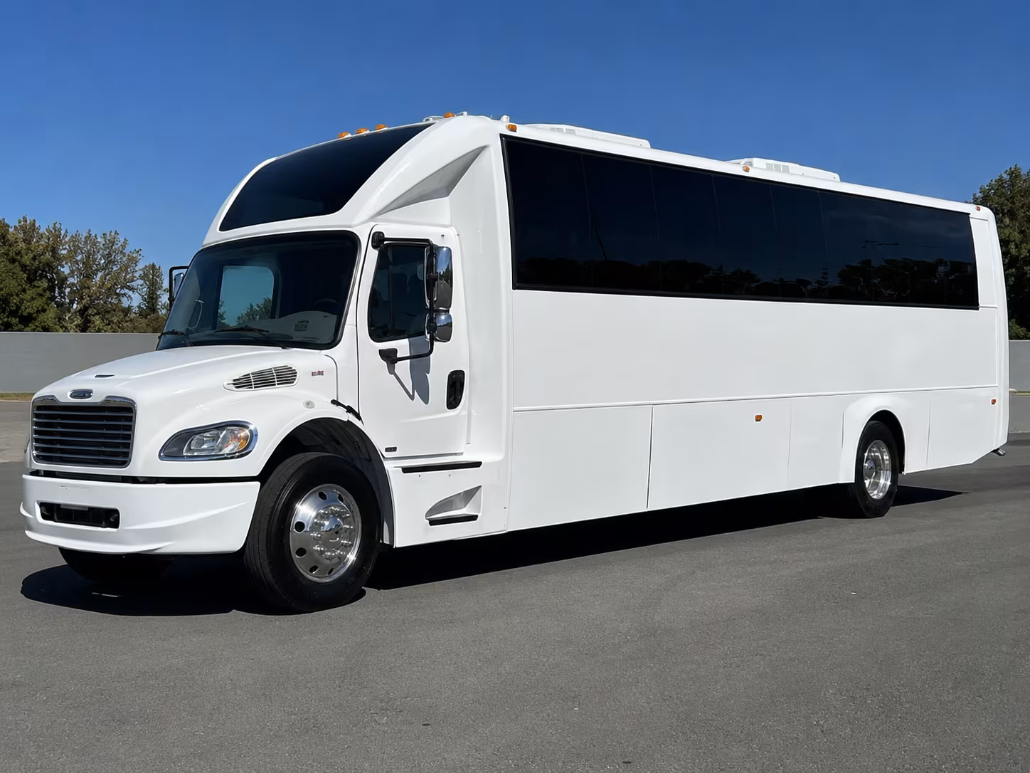 Orange Party Bus Rental