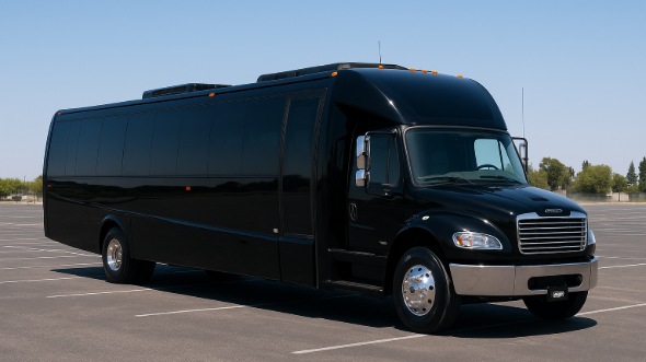 Exterior of Charter Bus Company Anaheim's 30 Passenger Party Bus in Anaheim