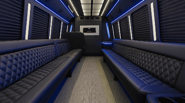 fullerton 20 passenger party bus rental